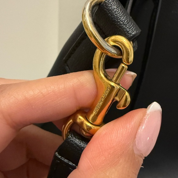 YSL black calfskin tote bag - Picture 5 of 9